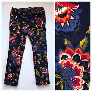 Toddler Girls Paisley Patterned Stretch Jeggings